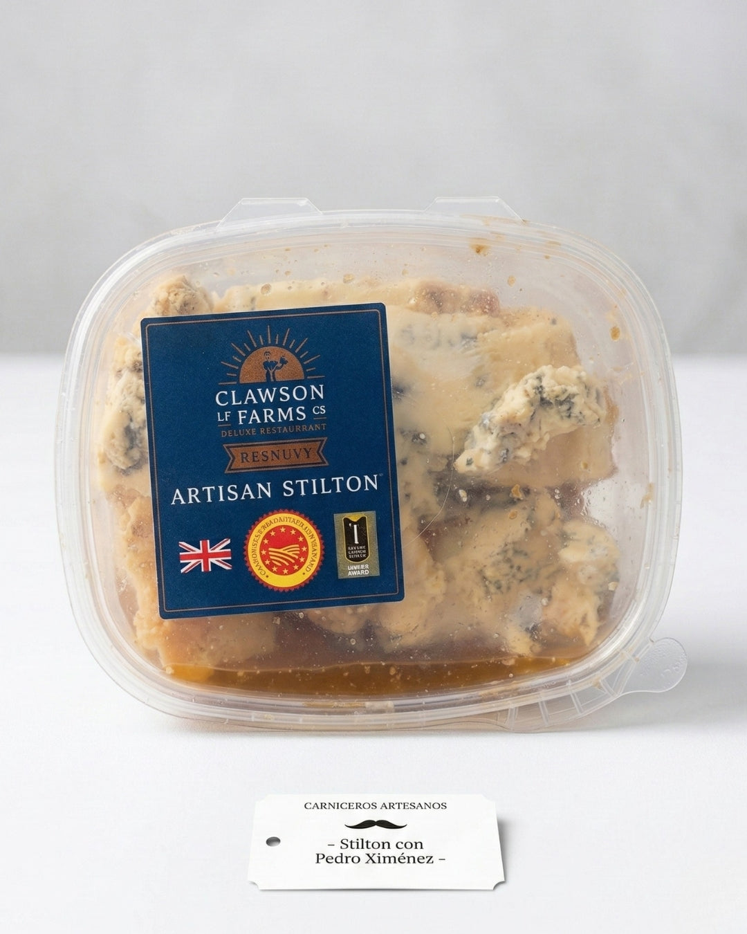 Queso stilton con Pedro Ximénez